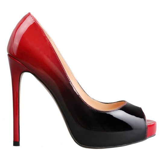4.72'' Women's Platforms Heels Party Wedding Gradient Pumps